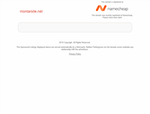 Tablet Screenshot of montarsite.net