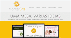 Desktop Screenshot of montarsite.com.br