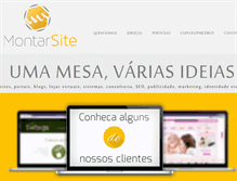 Tablet Screenshot of montarsite.com.br